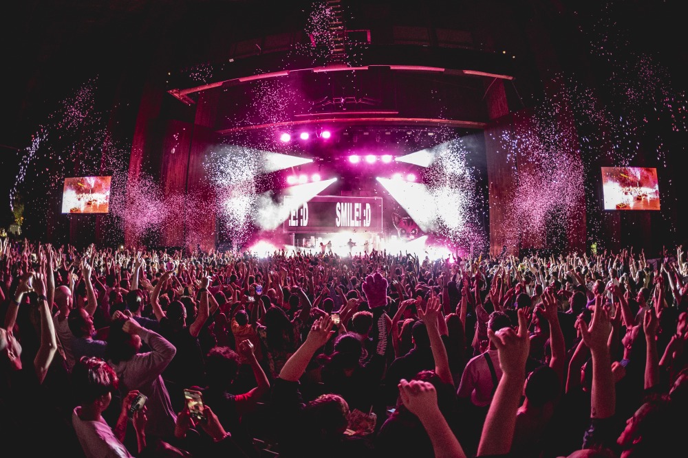 TD Pavilion Crowd