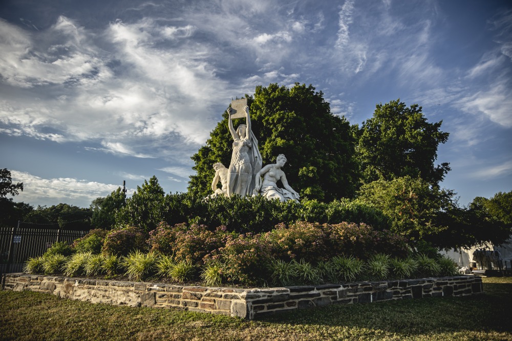 Law, Prosperity, and Power Sculpture at the Mann